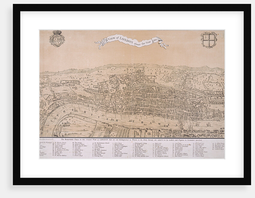 Map of London by Anonymous