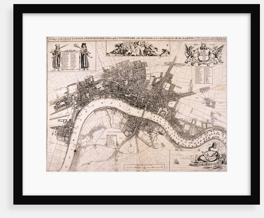 Map of London by John Oliver