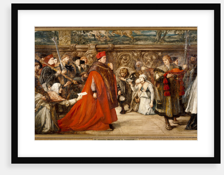 Cardinal Wolsey, Chancellor of England, on his Progress to Westminster Hall by Sir John Gilbert