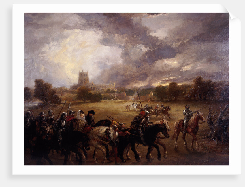 Margaret of Anjou taken prisoner after the Battle of Tewkesbury by Sir John Gilbert