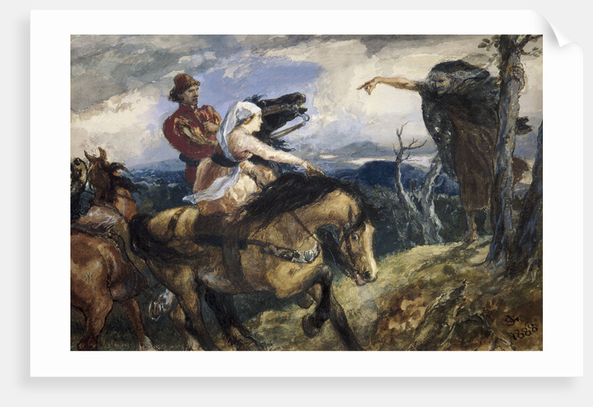 The Witch - a study by Sir John Gilbert