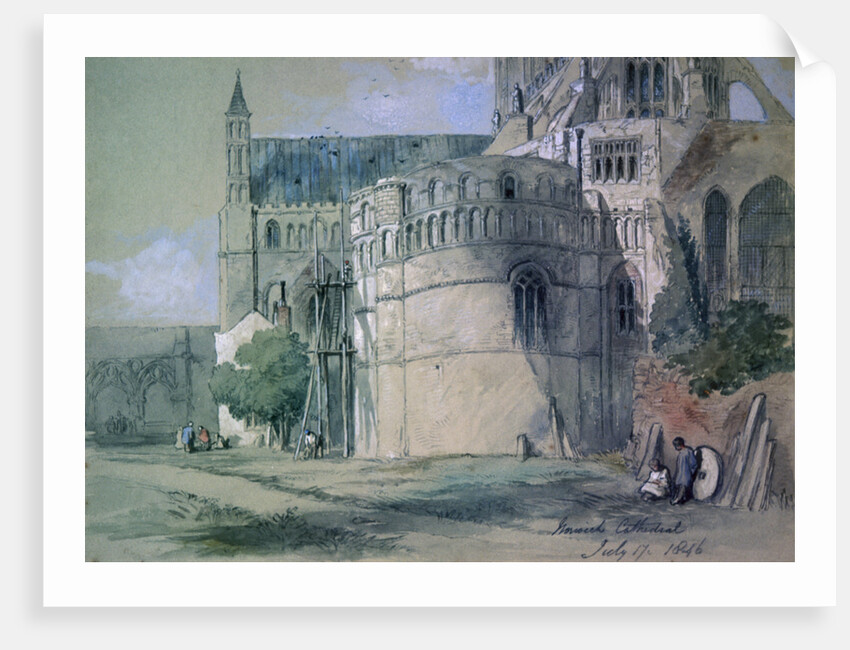 Norwich Cathedral by Sir John Gilbert