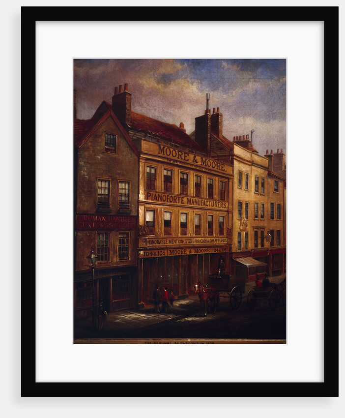 Bishopsgate, London, in 1871 by Walter Riddle