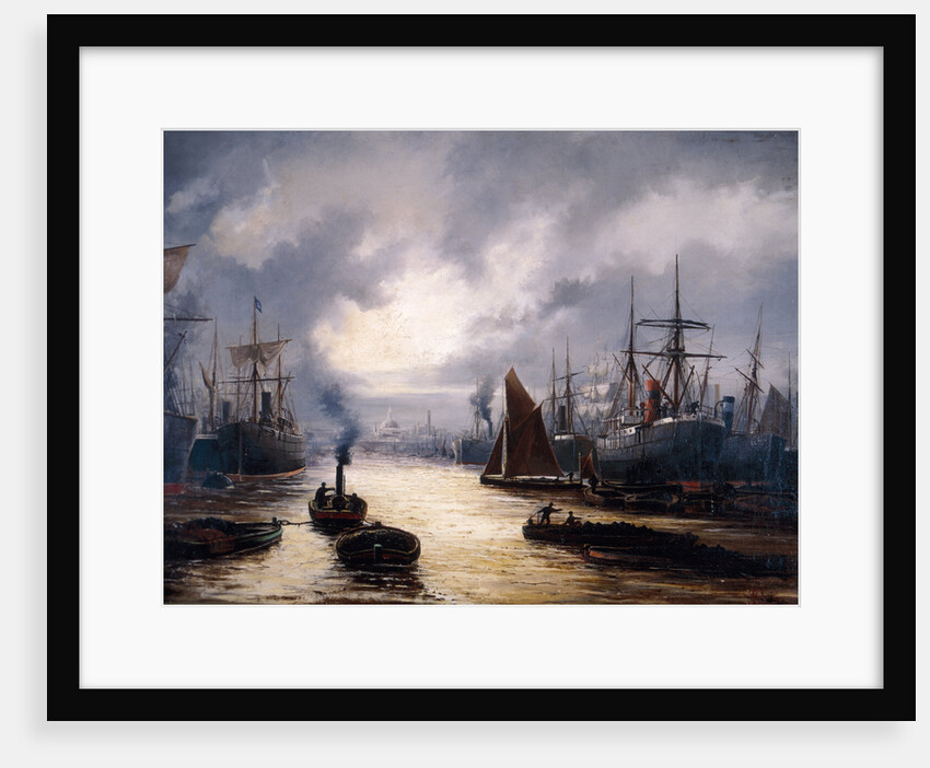 The Pool of London by WJ Baker