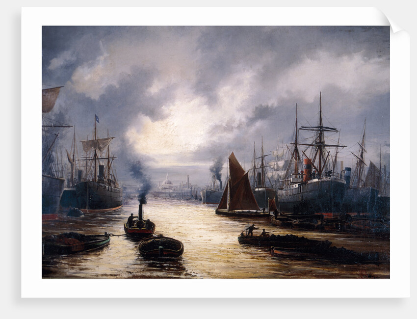 The Pool of London by WJ Baker