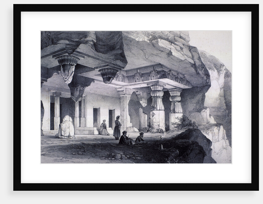 Ajunta (sic), Vihara Cave Number Seven by Thomas Colman Dibdin