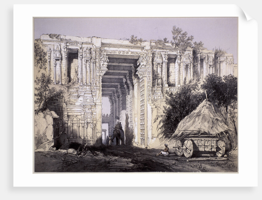 Gateway at Seringham (sic) by Thomas Colman Dibdin