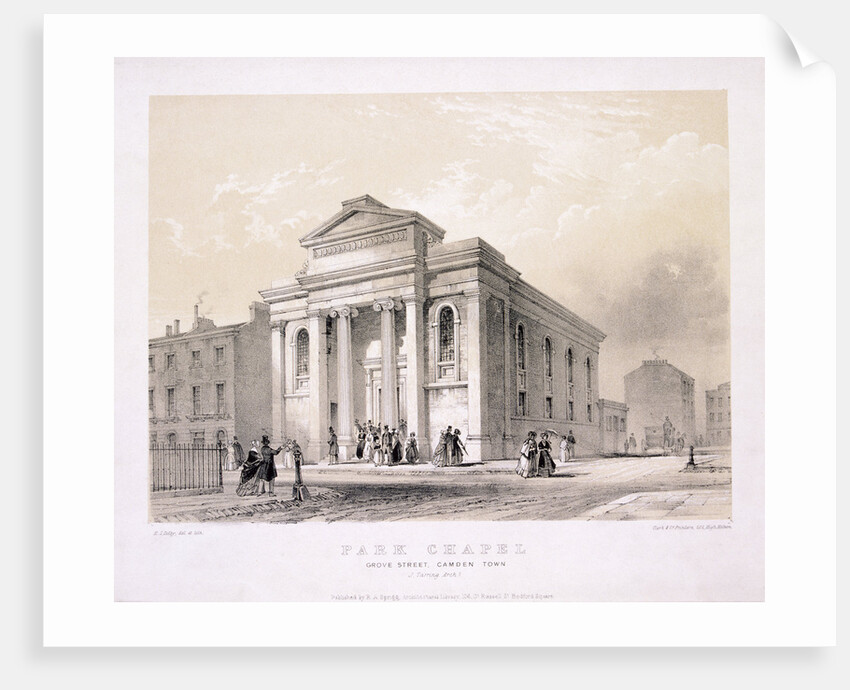 Park Chapel, Camden Town, London by Edwin Thomas Dolby