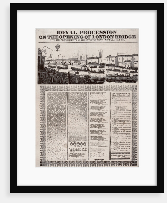 Opening of London Bridge by James Catnach