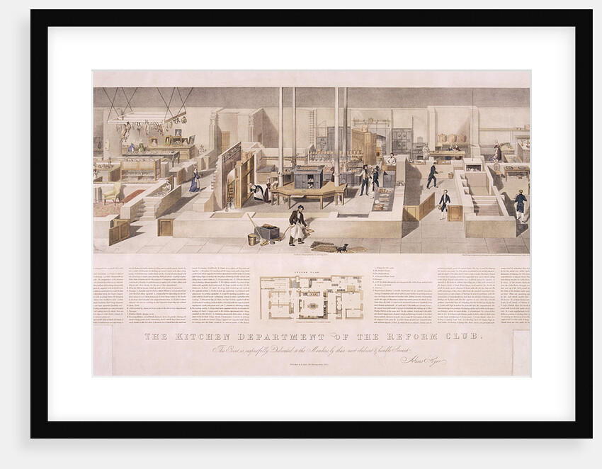 Reform Club's kitchens, Westminster, London by John Tarring