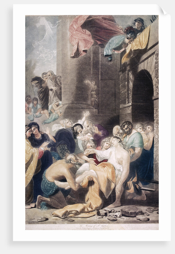 The stoning of St Stephen by Valentine Green