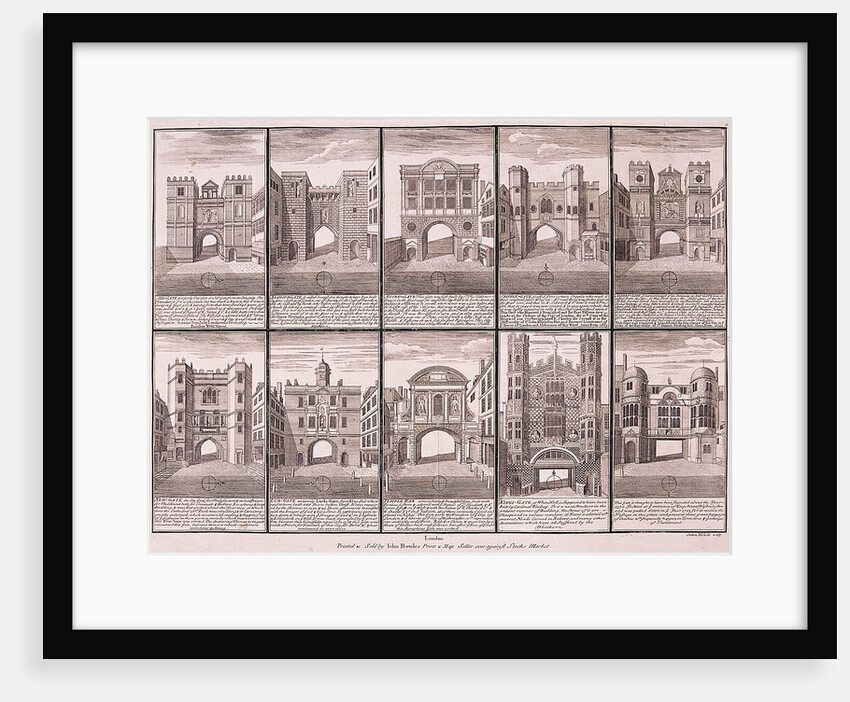 London's ten City Gates by Sutton Nicholls