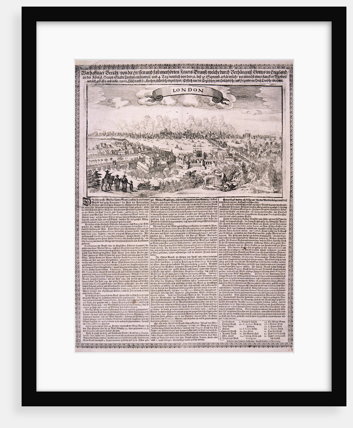 The Great Fire of London by Anonymous