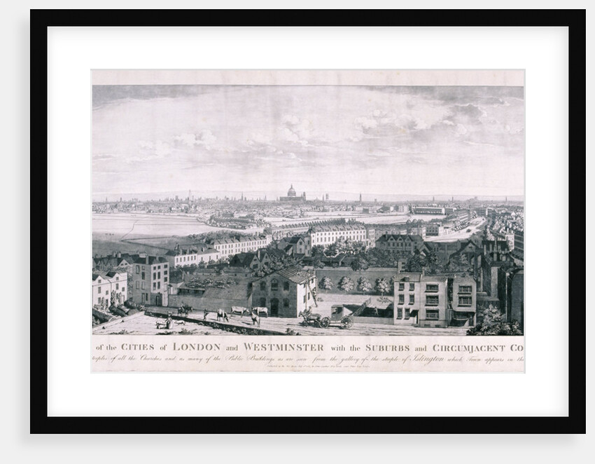 View of London from Islington by Johannes Swertner