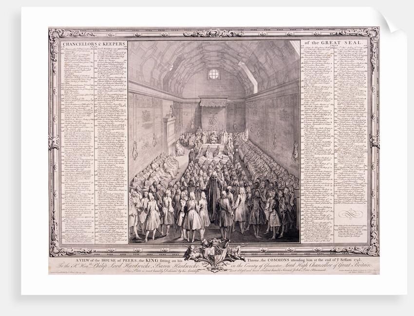 House of Lords, Palace of Westminster, London by John Pine