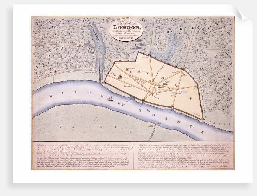 Map of London by Anonymous