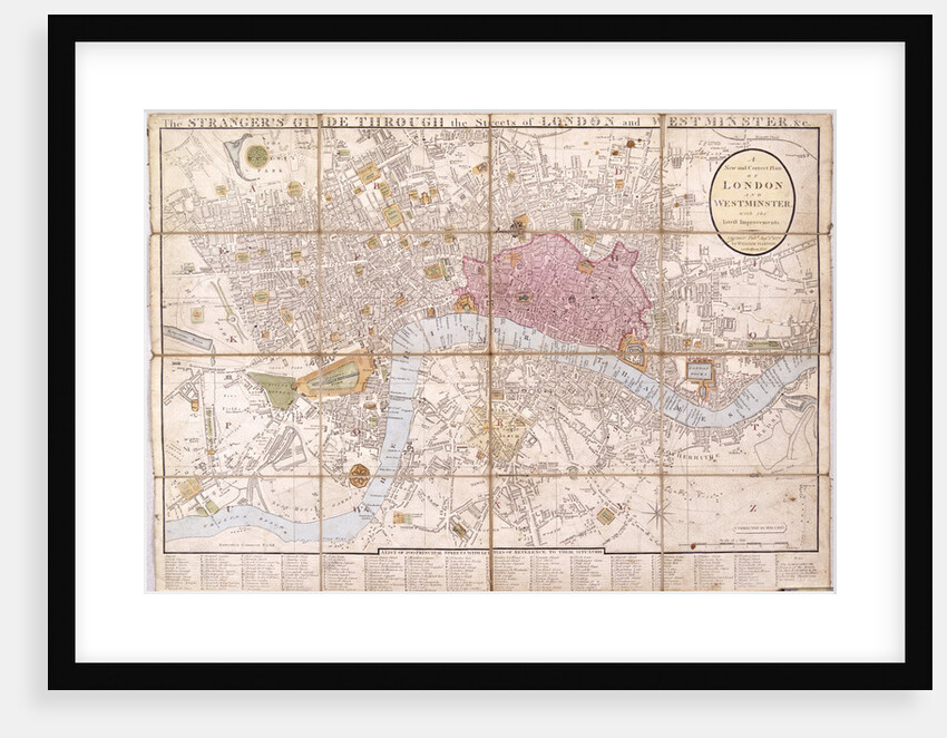 Map of London by Anonymous