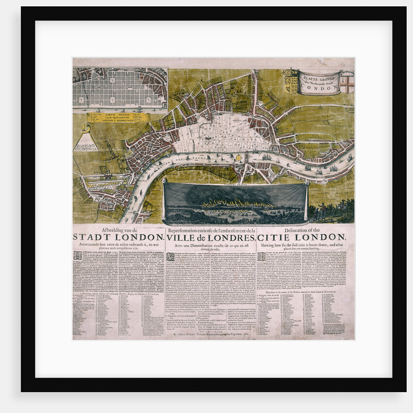 Map of London by Anonymous