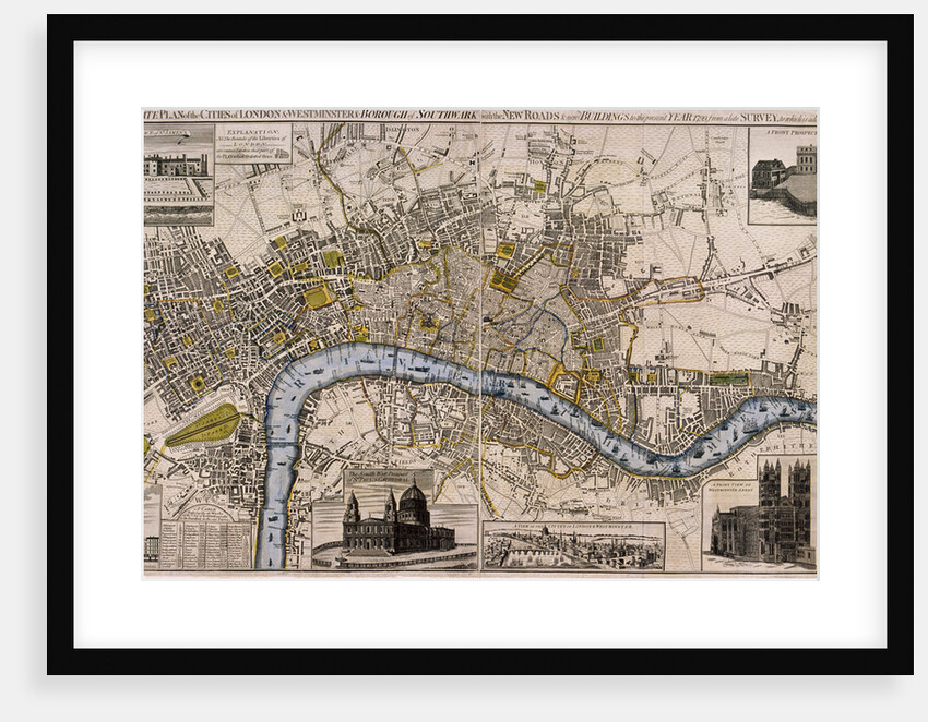 Map of London by Anonymous