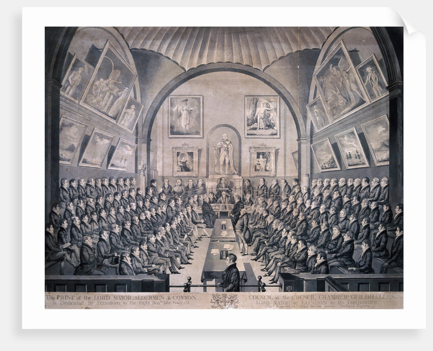 Guildhall, London by Richard Dighton