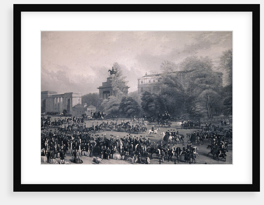 Rotten Row, Hyde Park, London by WH Simmons