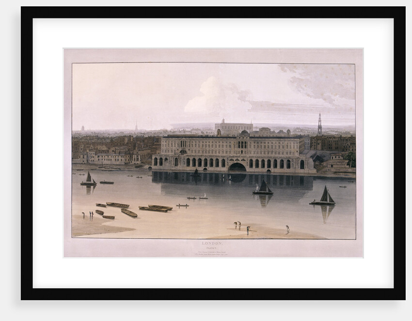 Somerset House, London by William Daniell