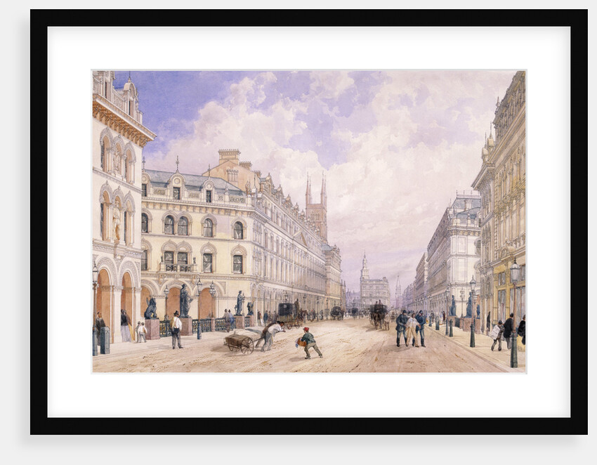 Holborn Viaduct, London by Thomas Shotter Boys
