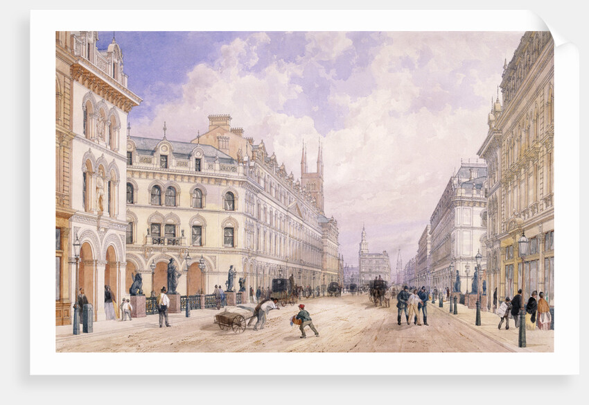 Holborn Viaduct, London by Thomas Shotter Boys