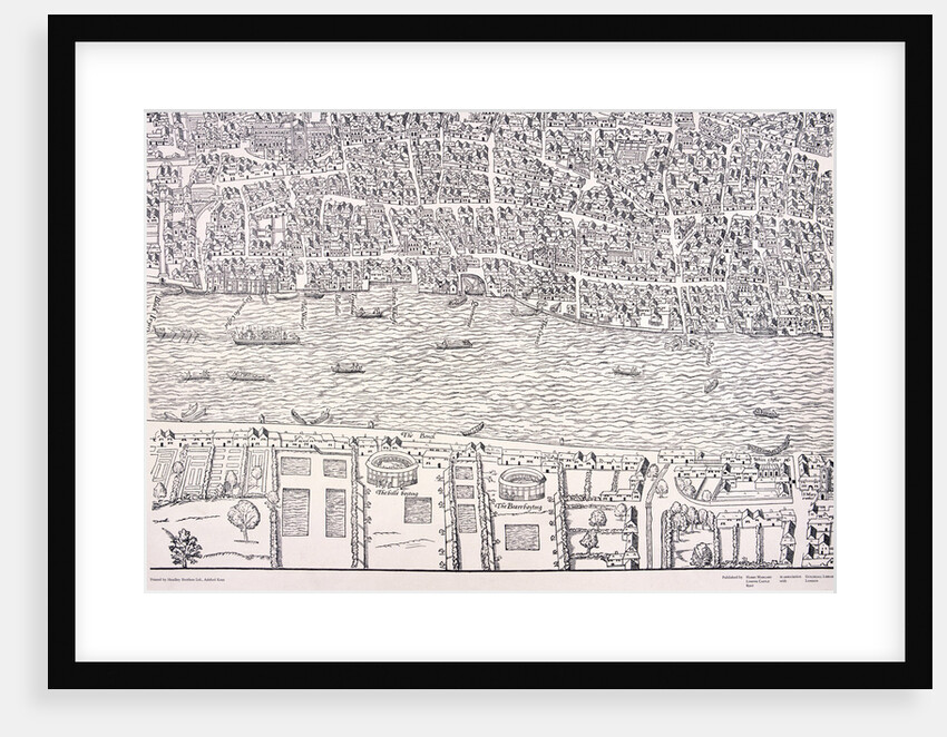 Agas' Map of London by Anonymous