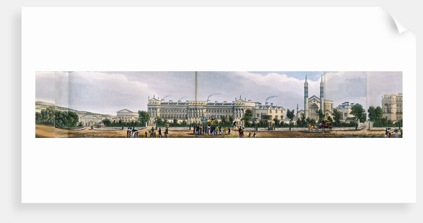 Panoramic view of the area around Regent's Park, London by Anonymous