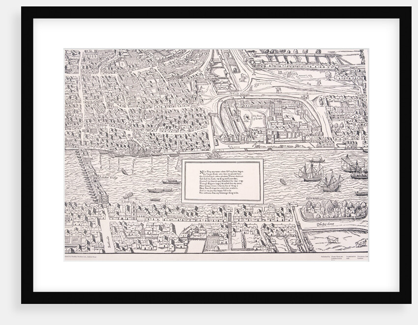 Agas' Map of London by Anonymous