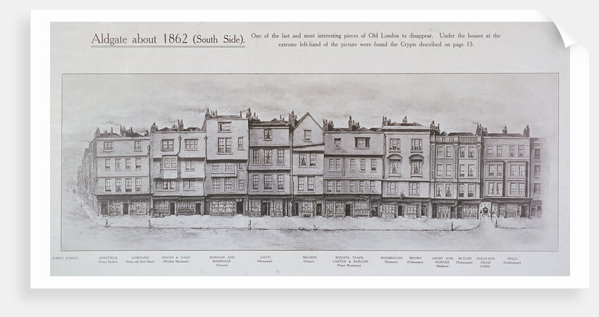 Aldgate High Street, London by Anonymous