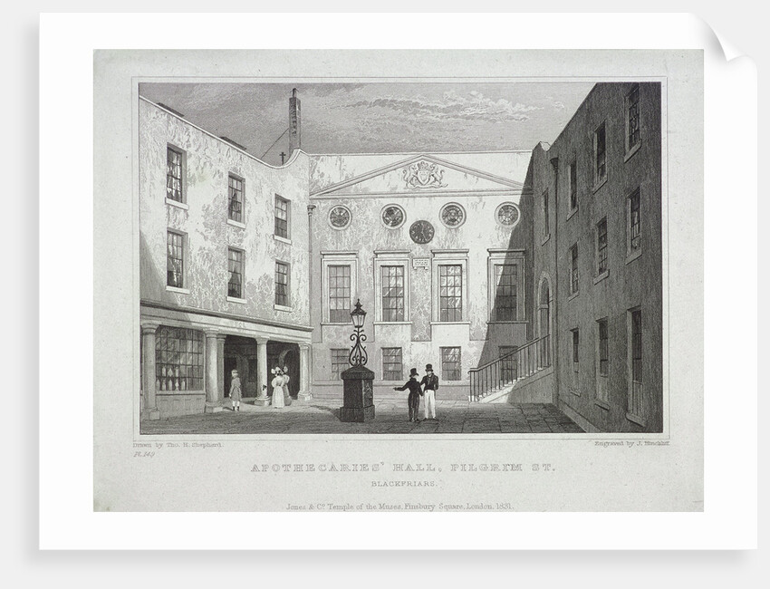 Apothecaries Hall, London by J Hinchcliff