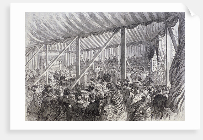 Queen Victoria Opening Blackfriars Bridge, London by Anonymous
