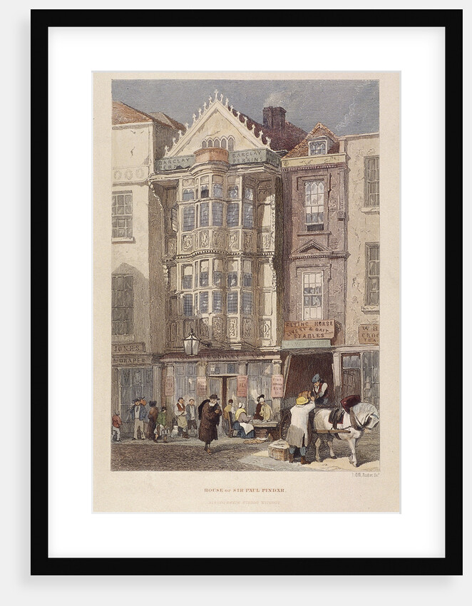 Paul Pindar Tavern, Bishopsgate, London by John Wykeham Archer