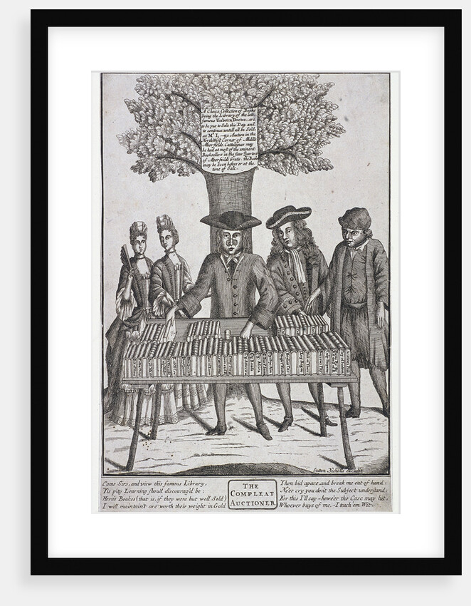 Bookseller at Moorfields, London by Sutton Nicholls