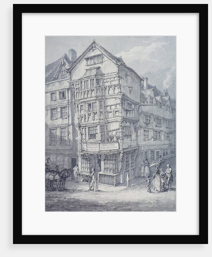 Chancery Lane, London by Thomas Hearne