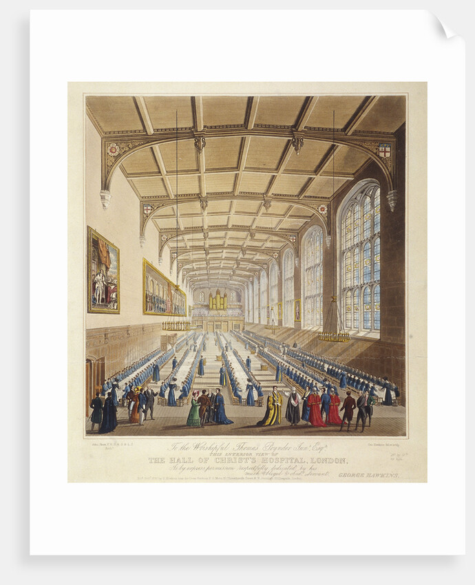 Christ's Hospital, London by George Hawkins