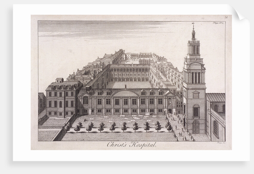 Christ's Hospital, London by William Henry Toms