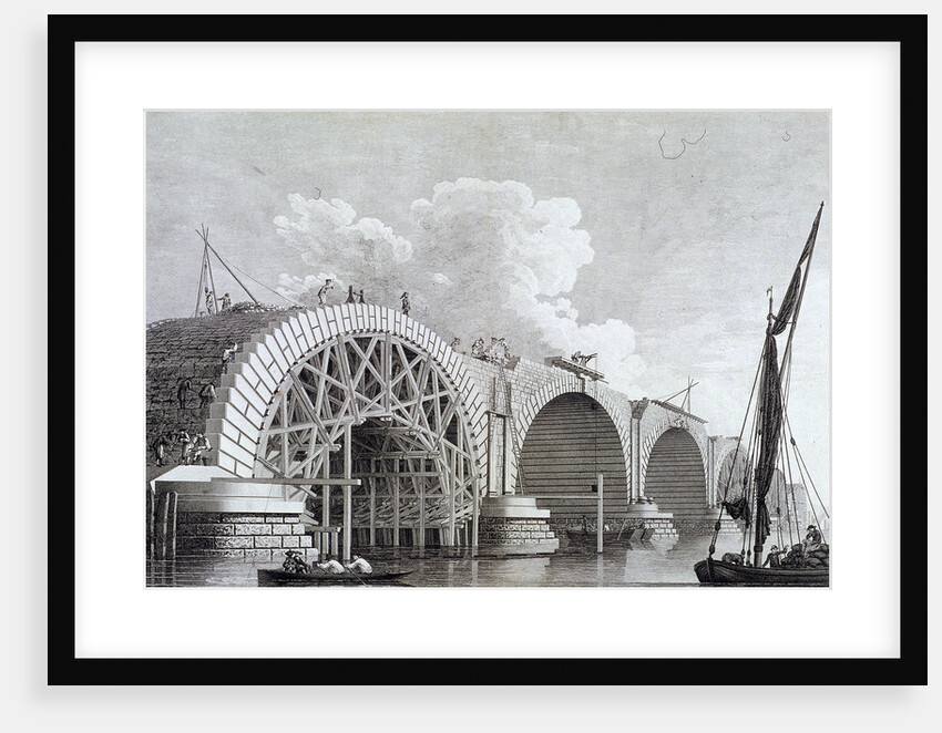 Blackfriars Bridge, London by Edward Rooker