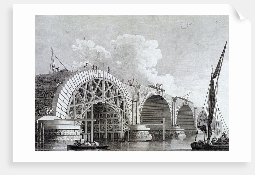 Blackfriars Bridge, London by Edward Rooker