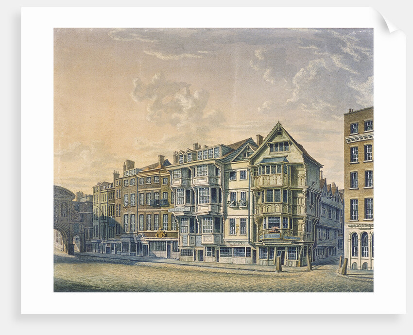 Fleet Street, London, 1798 by William Capon
