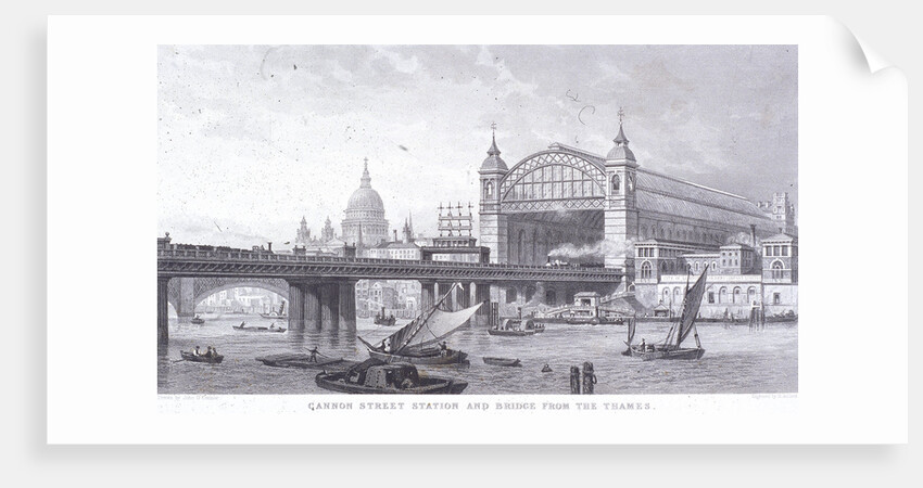 Cannon Street Station, London by John Scorrer O'Connor