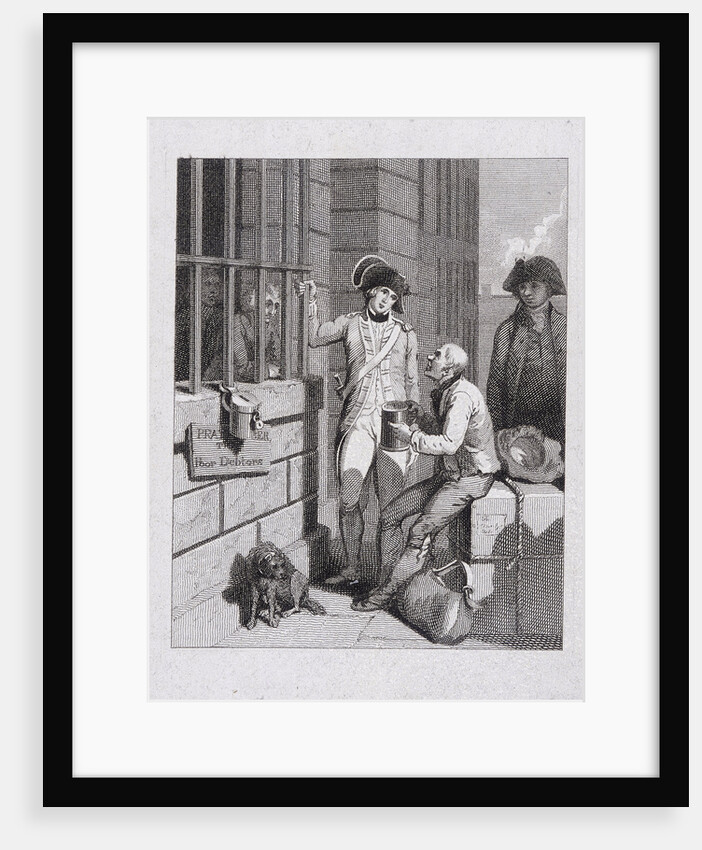 A whistling shop : Tom & Jerry visiting Logic, on board the Fleet, Fleet Prison, London by George Cruikshank