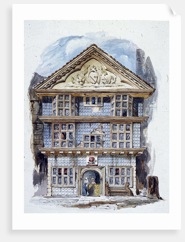 The Rose Tavern, Fenchurch Street, London (1805?) by C Matthews