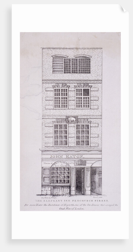 Elephant Inn, Fenchurch Street, London by Vowles