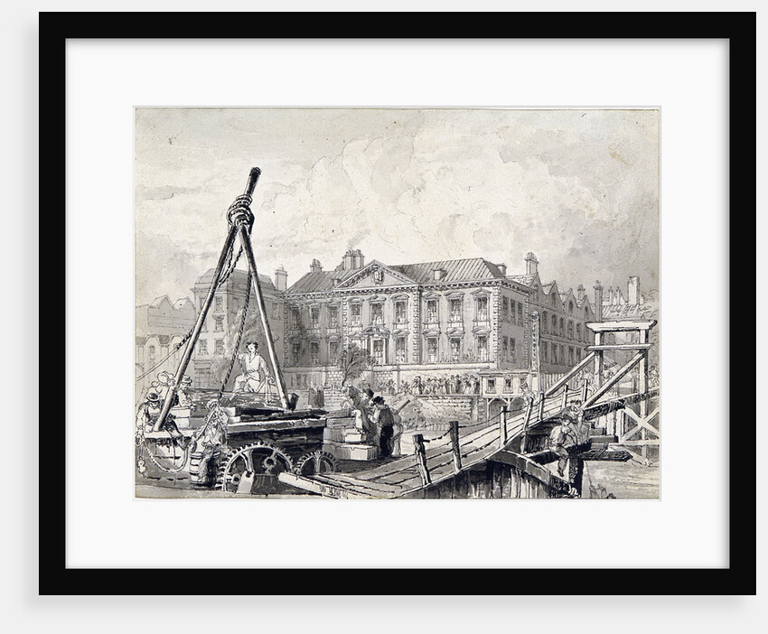 Fishmongers' Hall, Thames Street, London by William Henry Bartlett