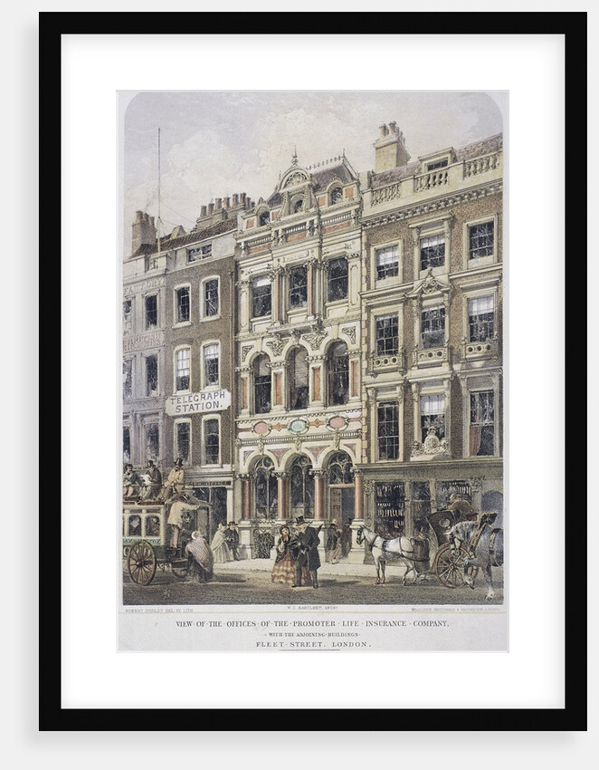 Fleet Street, London by Robert Dudley