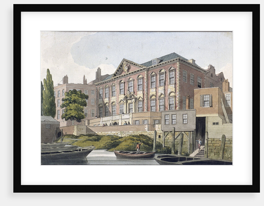 Fishmongers' Hall from the River Thames, London by George Shepherd