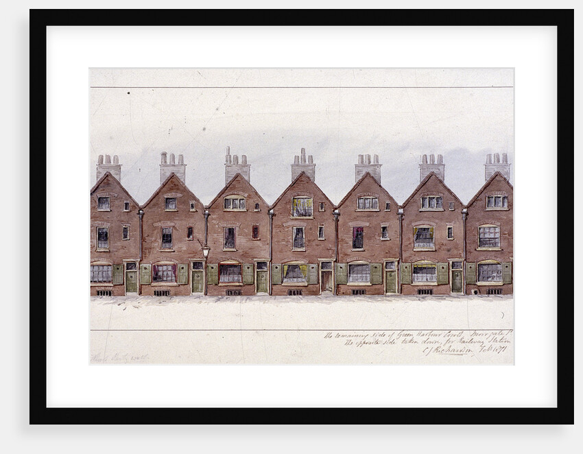 Green Arbour Court, Little Moorfields, London by Charles James Richardson